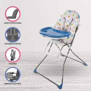 Silla De Comer INFANTI «NEW CANDY» BLUE