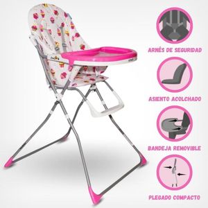 Silla De Comer INFANTI «NEW CANDY» PINK