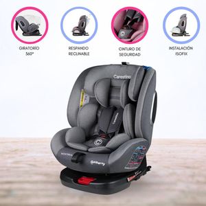 Silla De Auto Giratorio 360º »MONTREAL» Gray