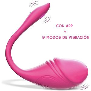 Consolador Vibrador con App 9 Velocidades