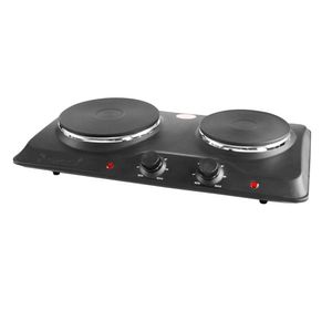 Cocina Eléctrica 2 Hornillas Finezza FZ-204D4N Negro