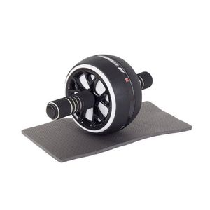 Rueda Abdominales Abs Wheel Antideslizante No Ruidos Blanco con Negro