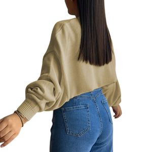 Sueter Mujer Hilo Cerada Mlarga 359G-25 Color Vainila