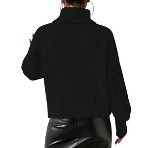 Chompa Mujer Hilo Mlarga Jorge Chavez Trensa 359G-24 Color Negro