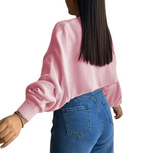 Sueter Mujer Hilo Cerada Mlarga 359G-25 Color Rosado