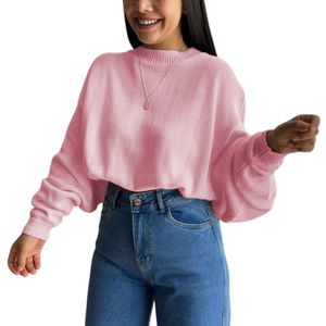 Sueter Mujer Hilo Cerada Mlarga 359G-25 Color Rosado