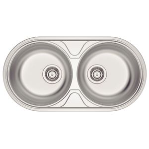 Lavadero Tramontina Luna Duo 2C 36 BS 84x44 cm