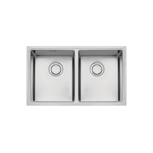 Lavadero Tramontina Quadrum 2C 34 en acero inoxidable