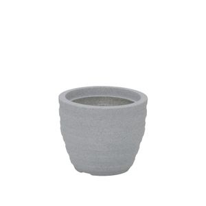 Maceta Tramontina Inca en Polietileno Mármol 24 cm