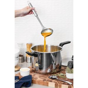 Olla a presión Brava de acero inoxidable con fondo triple de 20 cm y 4,5l Tramontina