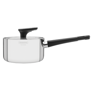 Olla Grano Baquelite de acero inoxidable con cuerpo triple, tapa y mango de baquelita de 16 cm y 1,7l Tramontina