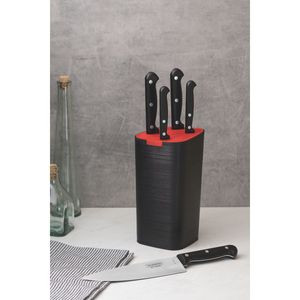 Juego de Cuchillos Tramontina Ultracorte con Lámina de Acero Inoxidable y Mango de Polipropileno negro 6 Piezas