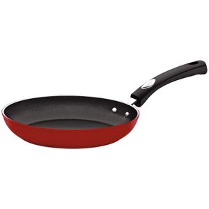 Sartén Tramontina Mônaco Induction en Aluminio con Revestimiento Interno Antiadherente Starflon Premium y Externo Siliconado Rojo 28 cm 2,4 L