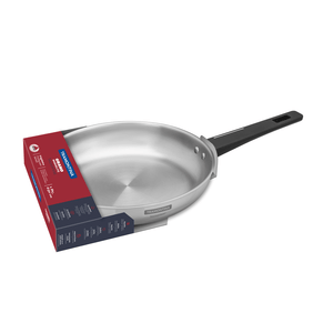 Sartén Grano Baquelite de acero inoxidable con cuerpo triple y mango de baquelita de 30 cm y 3,4l Tramontina