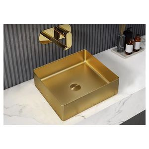 Lavabo de Lujo para Baño XM LA30407-4040 Acero Inoxidable 304 Dorado