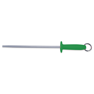 Afilador Estriado Tramontina Profesional con Eje de Acero Carbono y Mango en Polipropileno Verde 12"