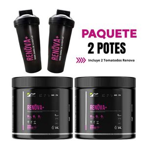 Colágeno Renova Plus con biopéptidos activos Pack x2 Potes de 315 gr c/u