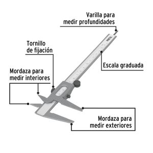 Vernier Analogico 6" Truper 21455