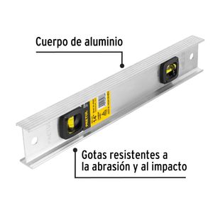 Nivel de Aluminio 14" Pretul 22456