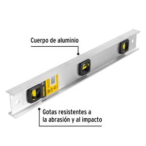 Nivel de Aluminio 18" Pretul 22458