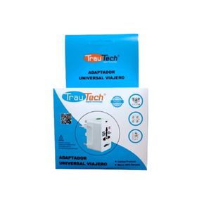Adaptador Internacional -Enchufe Viajero 110 - 240 V TRAUTECH