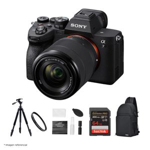Cámara Sony Alpha a7 IV Full Frame Mirrorless + Lente 28-70mm + Kit Ultimate de Accesorios
