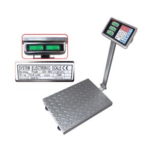 Balanza con Brazo 300kg Doble Display OP-9093DD