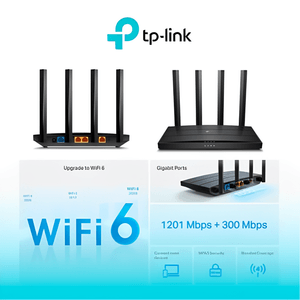 Router Wi-Fi 6 Doble banda AX1500 - ARCHER-AX12 - Tp-Link