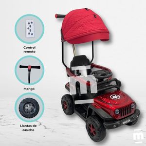 Correpasillo con Control Remoto ROWL Rojo