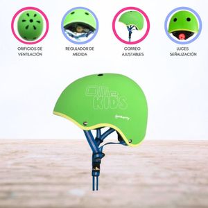 Casco Protector Regulable Para Niños «S Ollie Kids» Green