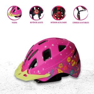 Casco Protector Regulable Para Niño »AERODINAMICO» Lila