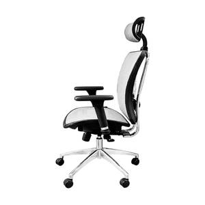 Silla Giratoria Ergonómica Londres Grey Decorplas Brazos Regulables 3D
