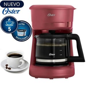 Cafetera Oster 5tz de Filtro reutilizable BVSTDCS51R ROJO