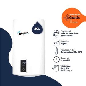 TERMA DE ACUMULACION ROTOPLAS DIGITERMA 80L