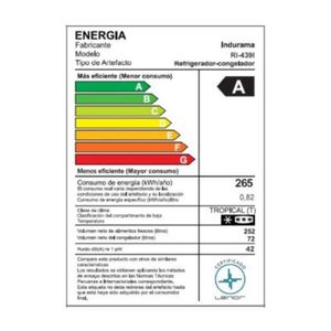 Refrigeradora No Frost 325L Indurama RI 439I