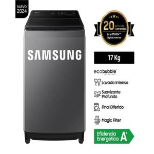 Lavadora Samsung Ecobubble 17KG WA17CG6441BDPE