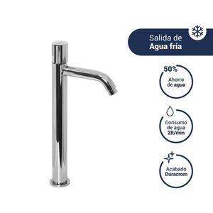 Llave lavatorio alta cromada Chaska Vainsa