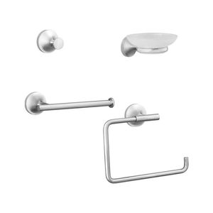 Set baño romantik (4 piezas) cromado Vainsa