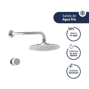 Llave de ducha con salida cromada Chaska Vainsa
