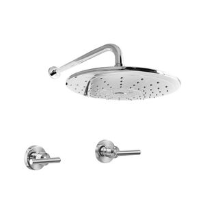 Mezcladora para ducha night con salida minimalista con botón Vainsa