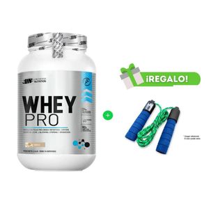 PROTEÍNA WHEY PRO 1.1 KG VAINILLA + Soga para Saltar con Contador