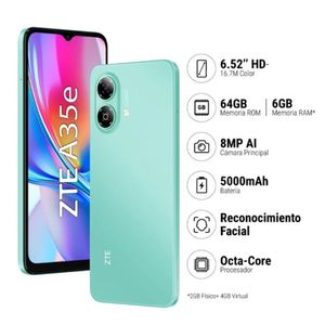 CELULAR SMARTPHONE ZTE  BLADE A35e 2GB+64GB VERDE Dual SIM