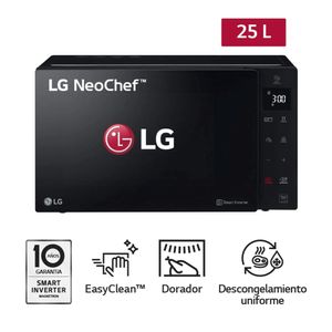 Horno Microondas con Dorador LG MH6536GIS 25Lts