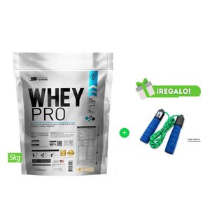 PROTEÍNA WHEY PRO 5 KG VAINILLA + SOGA PARA SALTAR CON CONTADOR