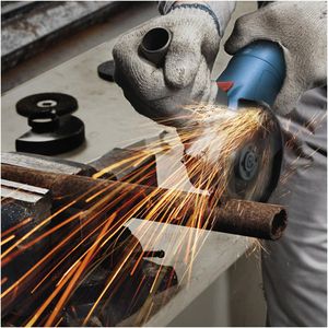 Amoladora 710W BOSCH GWS 700 + 5 Discos de Corte de Metal 115 x 1,0 mm
