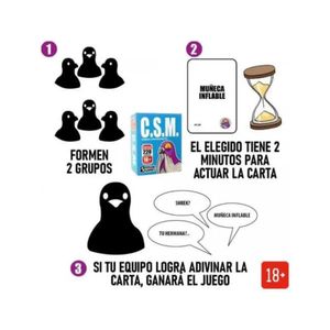 C.S.M. Charadas Super Masoquistas – Juegos de mesa