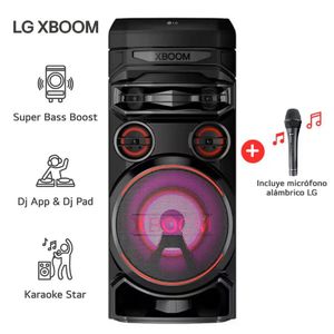 Torre de Sonido LG XBOOM con Bluetooth y Karaoke RNC7