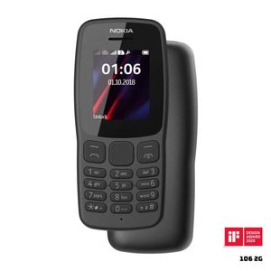 CELULAR BASICO NOKIA 106 2G DUAL SIM NEGRO