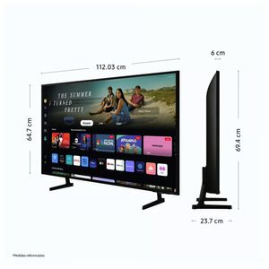 Televisor de 50" Smart Tv 4K UHD Tizen OS 2024 Samsung 50DU7000