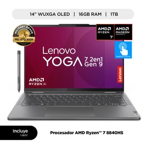 Laptop LENOVO Yoga 7 2en1 14AHP9 14" AMD Ryzen 7 8840HS 16GB 1TB SSD